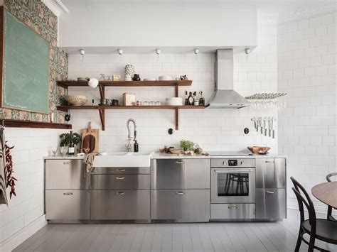 kitchen cabinet in stainless steel|stainless steel cabinets ikea.